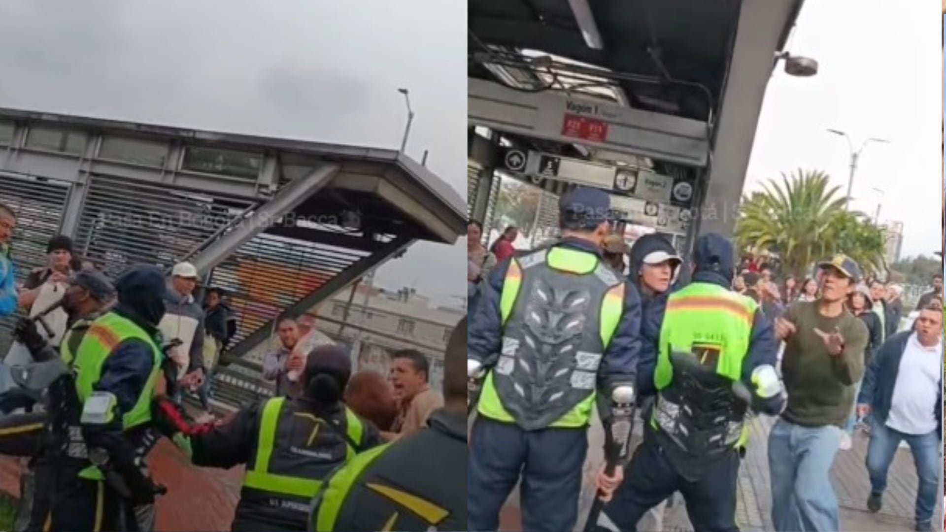 Agresión a colados en TransMilenio
