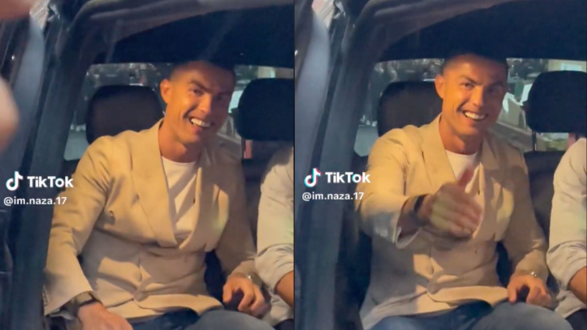 Colombiano le sacó una sonrisa a Cristiano Ronaldo en Madrid.