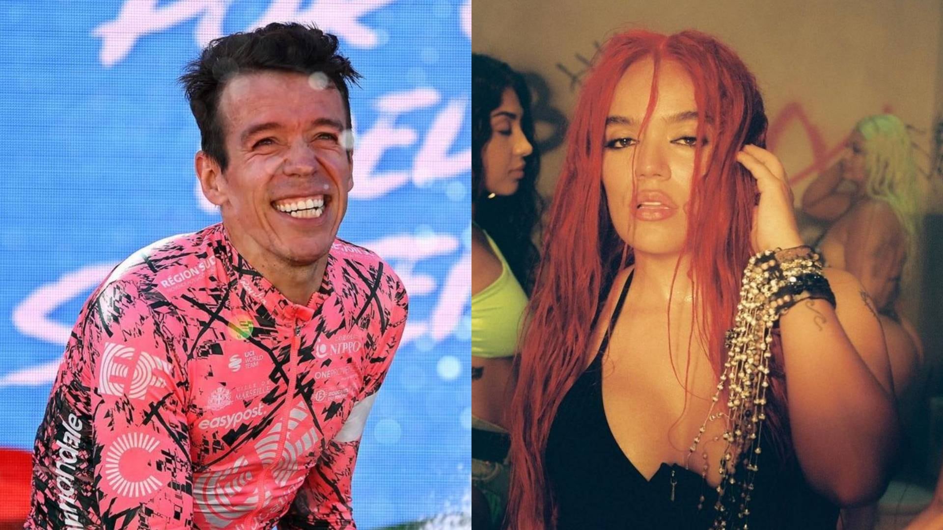 Rigoberto Urán se burló de compañero que estaba viendo video de Karol G