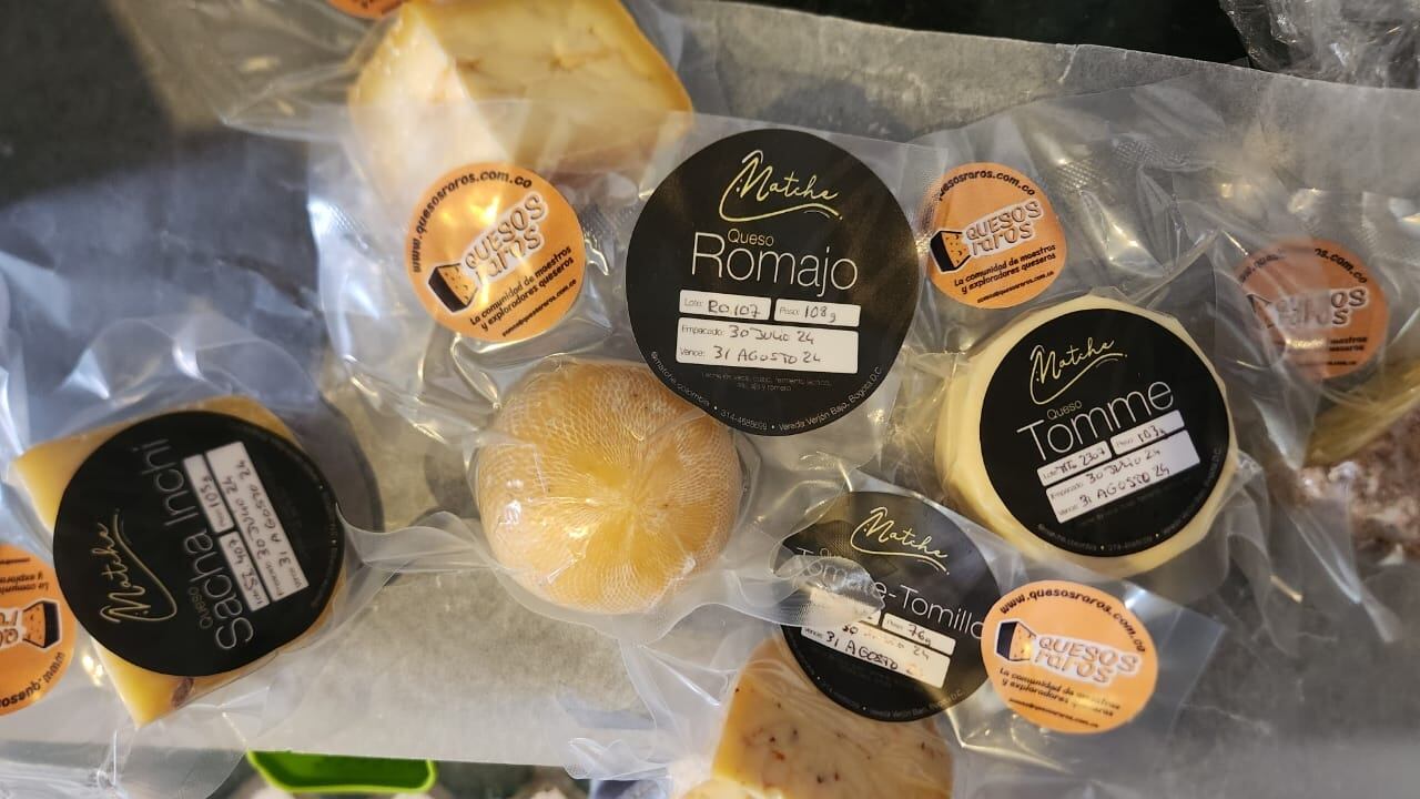 Quesos artesanales hechos en Colombia