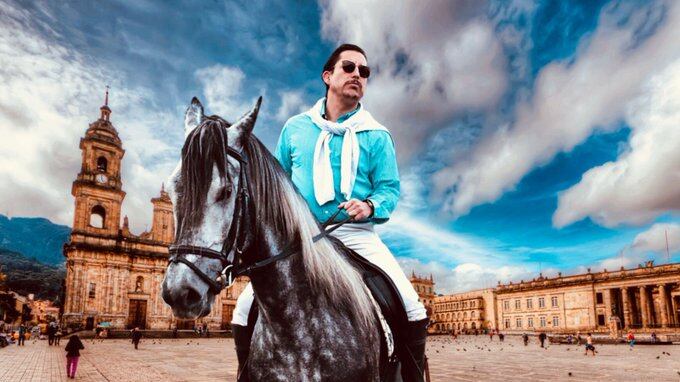 El personaje de Juanpis a caballo.