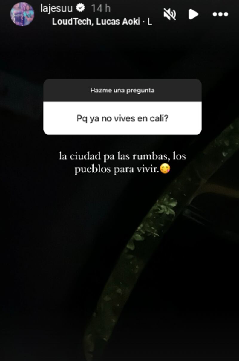 'La Jesuu' interactuando con sus seguidores en las redes.