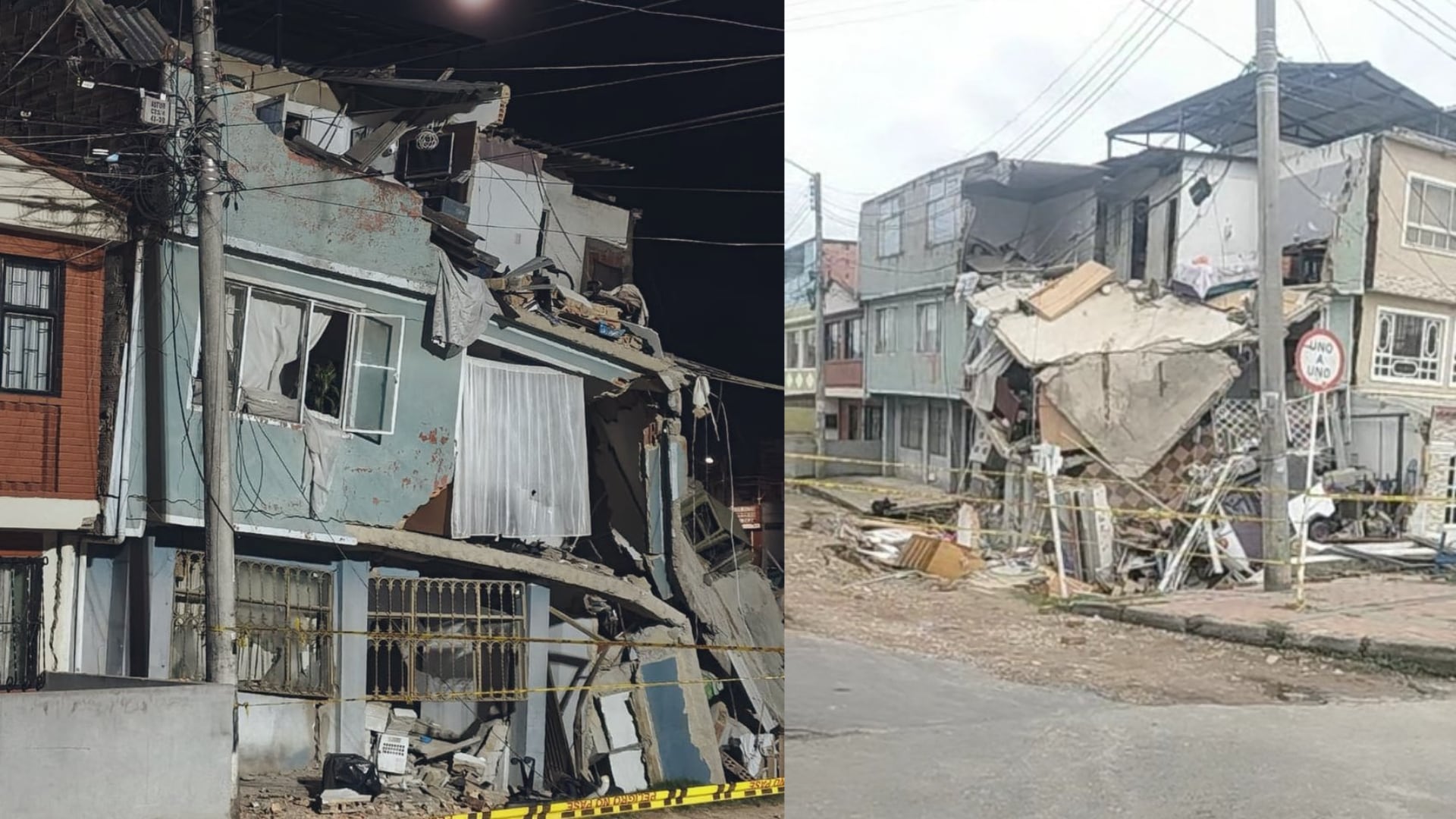 Socavón en el barrio Roma, Kennedy.
