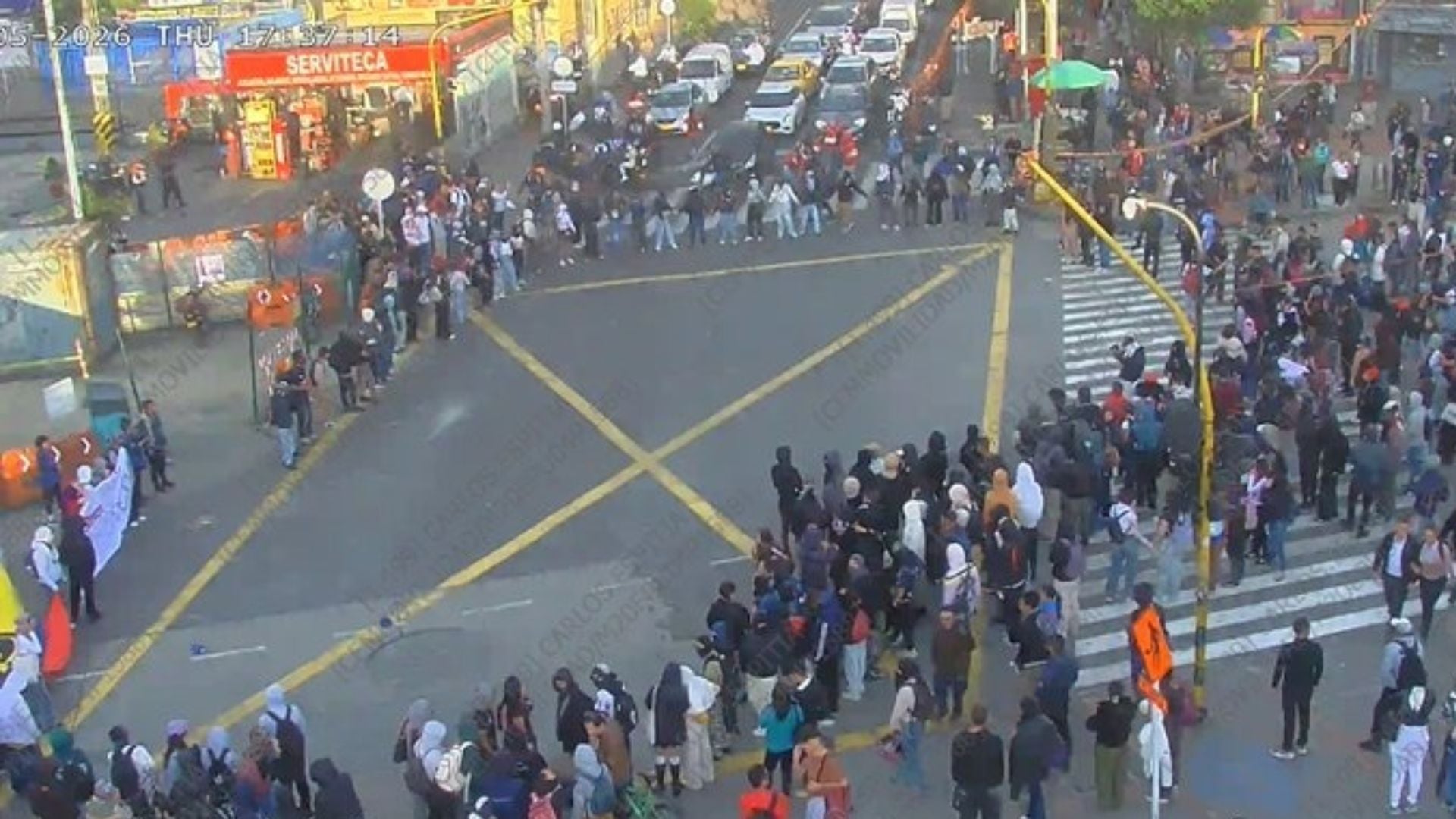 Manifestaciones Bogotá 7 de mayo de 2026