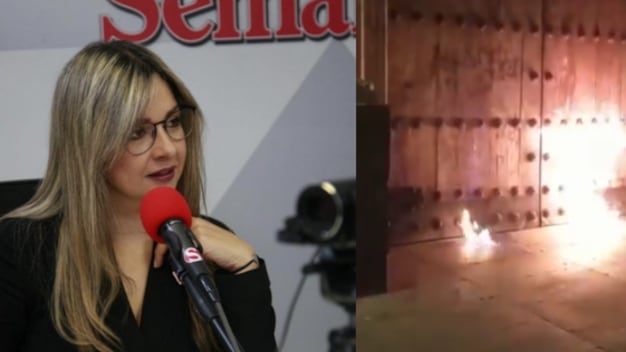 Vicky Dávila condenó a mujeres que incendiaron la Catedral