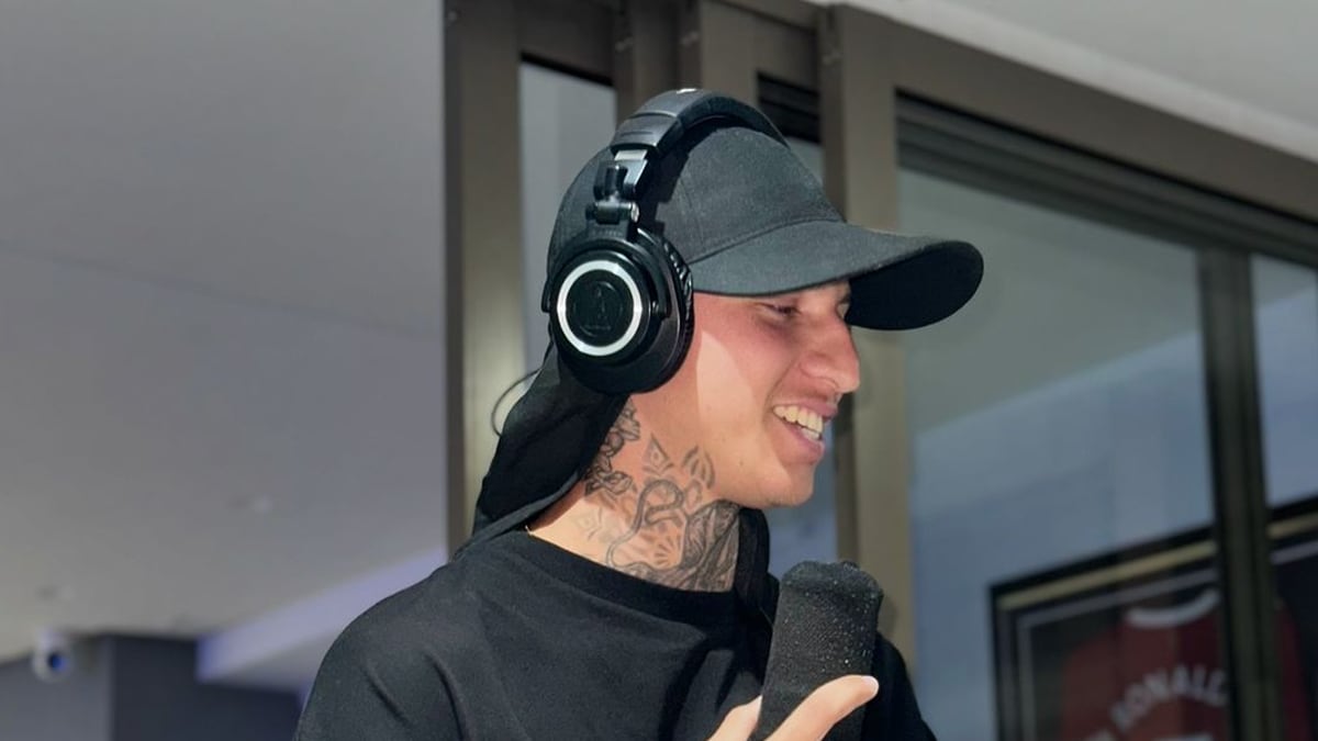 'La Liendra' grabando su segunda canción