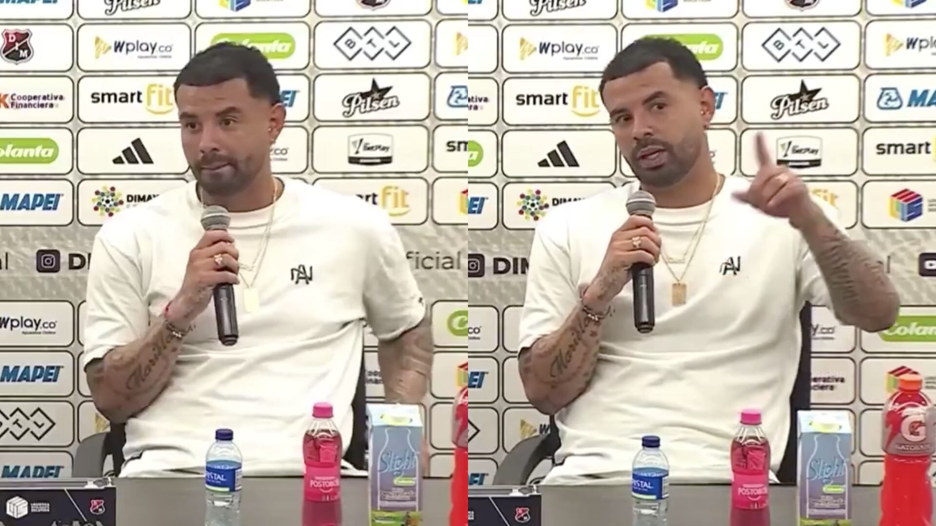 Edwin Cardona - Fotos: Capturas de pantalla de la rueda de prensa del jugador tomadas el 24 de noviembre del 2025