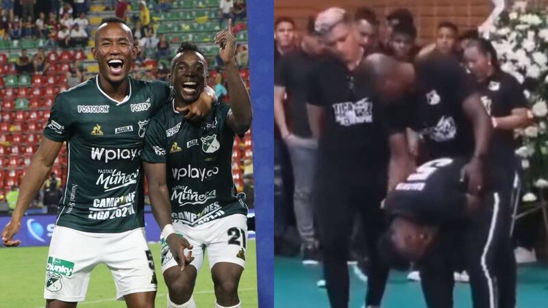 Kevin Velasco se quebró y no pudo terminar su discurso en el homenaje a Andrés Balanta