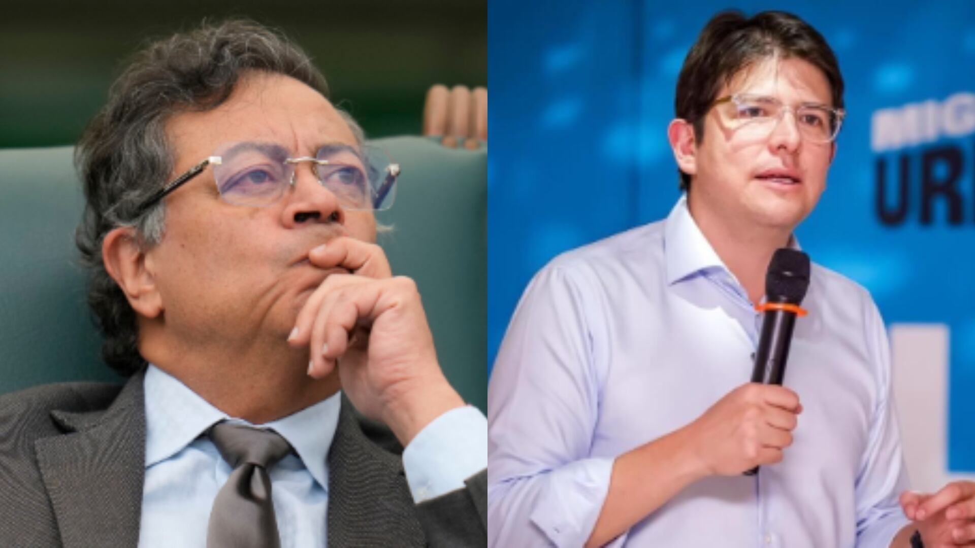 Los mensajes de Petro a Miguel Uribe.