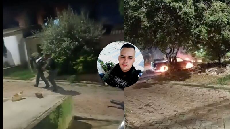 Patrulla atacada en Norte de Santander: un uniformado asesinado y vehículo incinerado