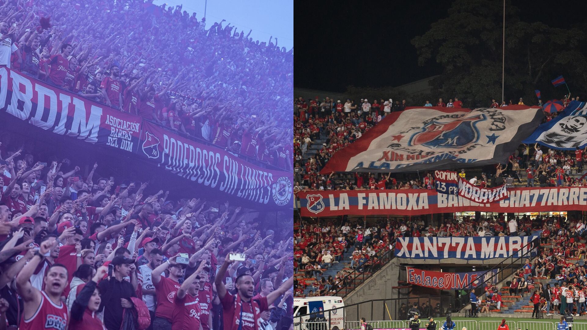 Hinchas del Medellín - Fotos: Redes sociales del equipo