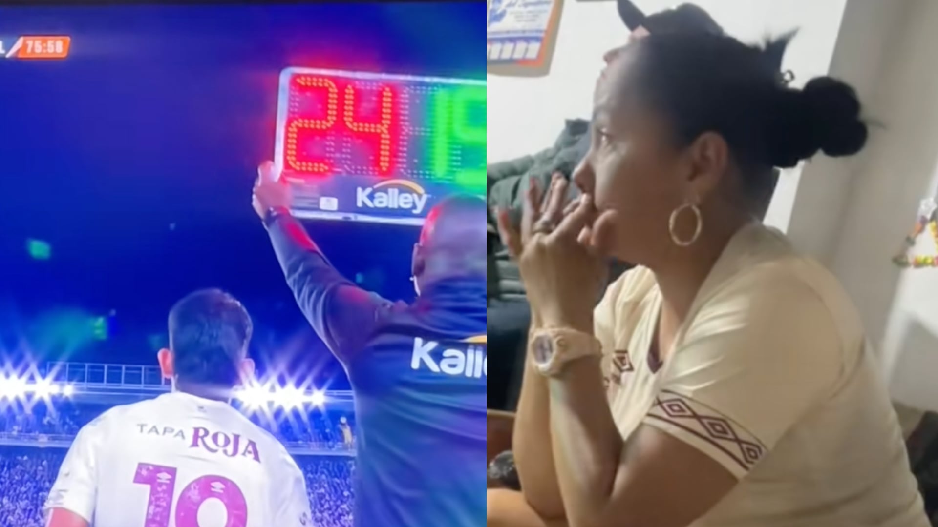 Deportes Tolima generó llanto en madre al ver debutar a su hijo con el equipo