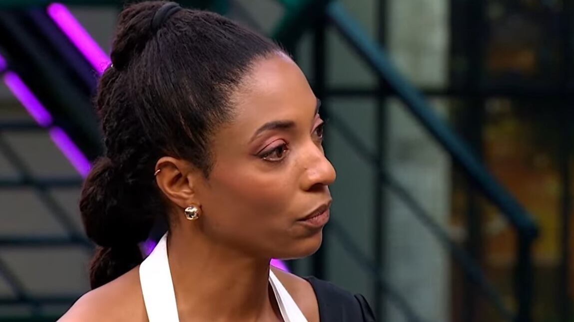 A la actriz Nina Caicedo le criticaron la esencia y presentación de su plato y es la nueva eliminada de ‘MasterChef Celebrity’