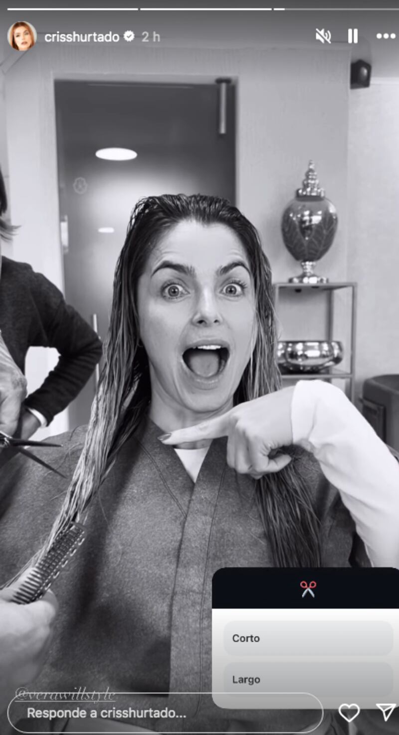 Cristina Hurtado espera sorprender a sus seguidores con radical cambio