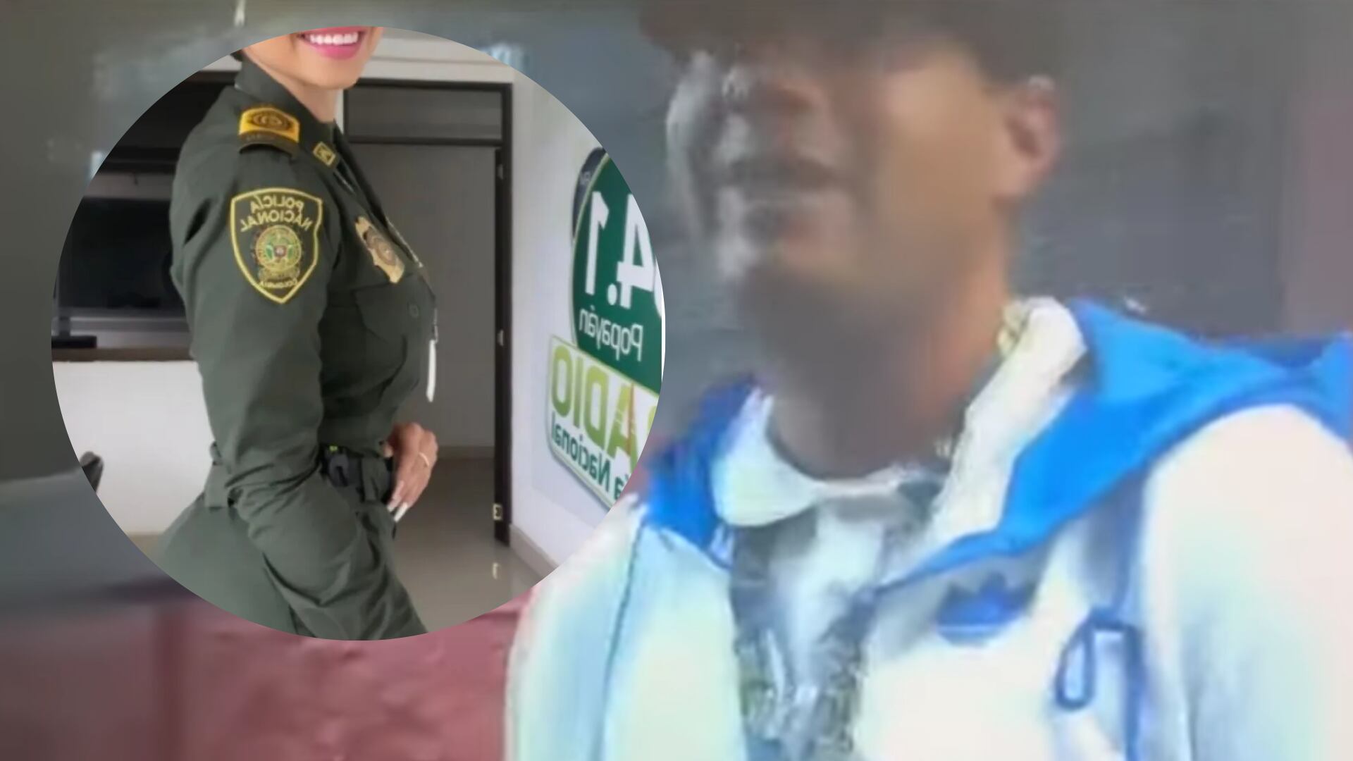 Delincuente se enamoró de una patrullera de la Policía.