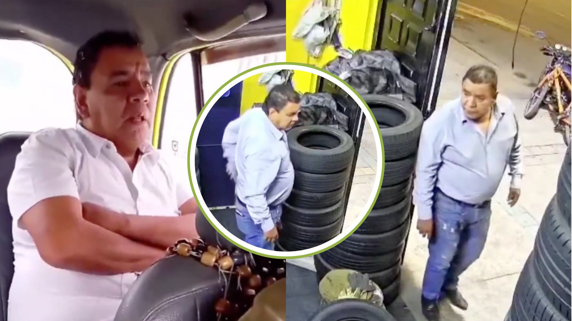 “Me dejé llevar por el impulso”: el taxista que robó un celular en un montallantas salió a dar la cara