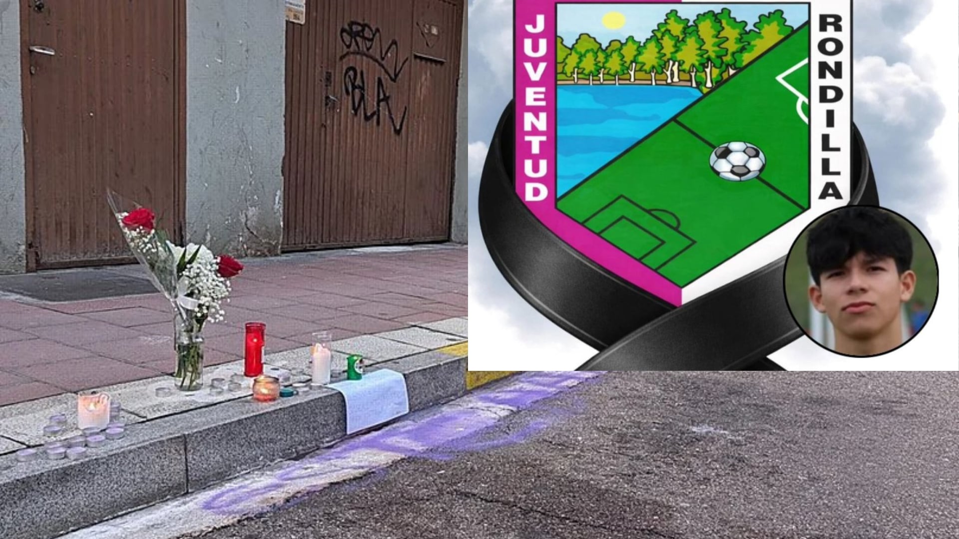 El Club Deportivo Juventud Rondilla de Valladolid lamentó la muerte del jóven.