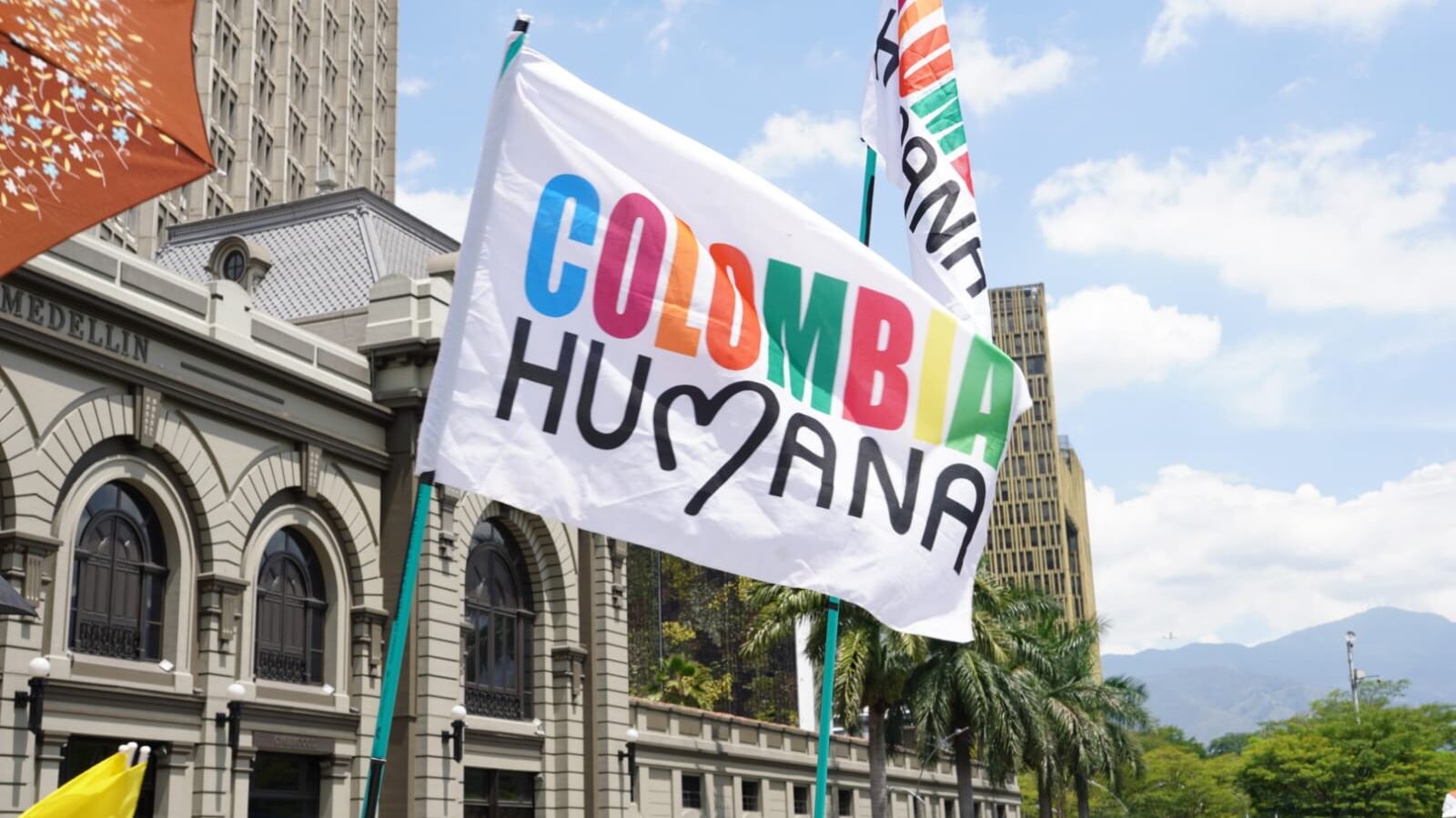 Marcha en favor de Petro en Medellín