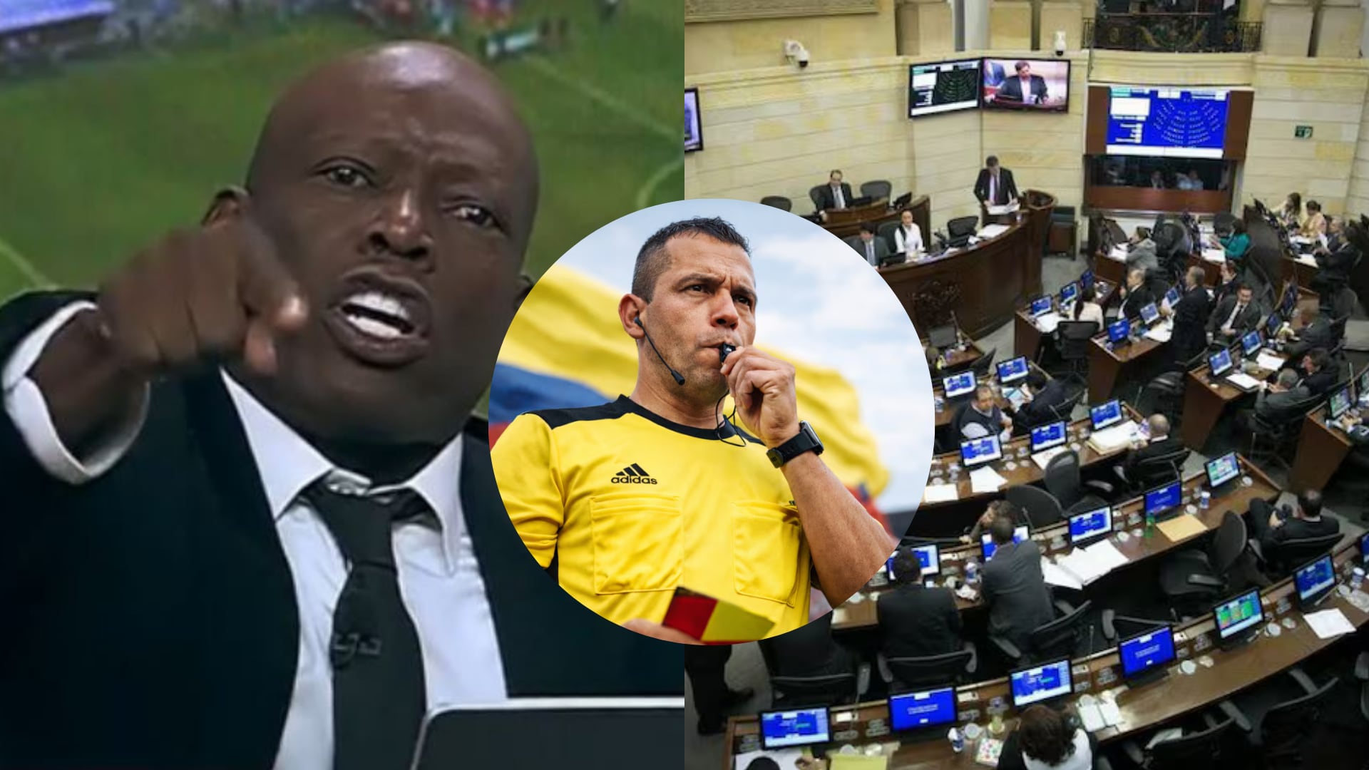 Faustino Asprilla mostró su apoyo a exárbitro para que llegue al Congreso