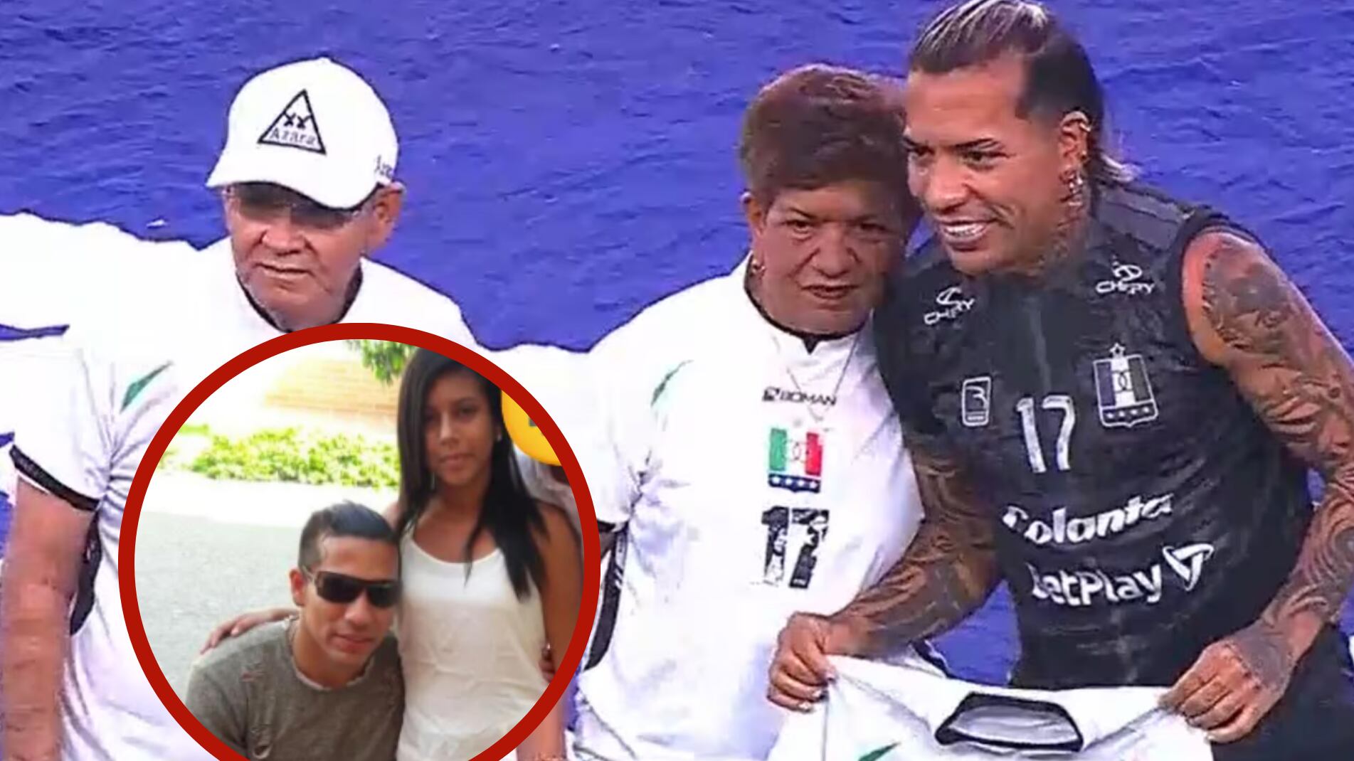 Dayro Moreno y su supuesta hija en redes sociales