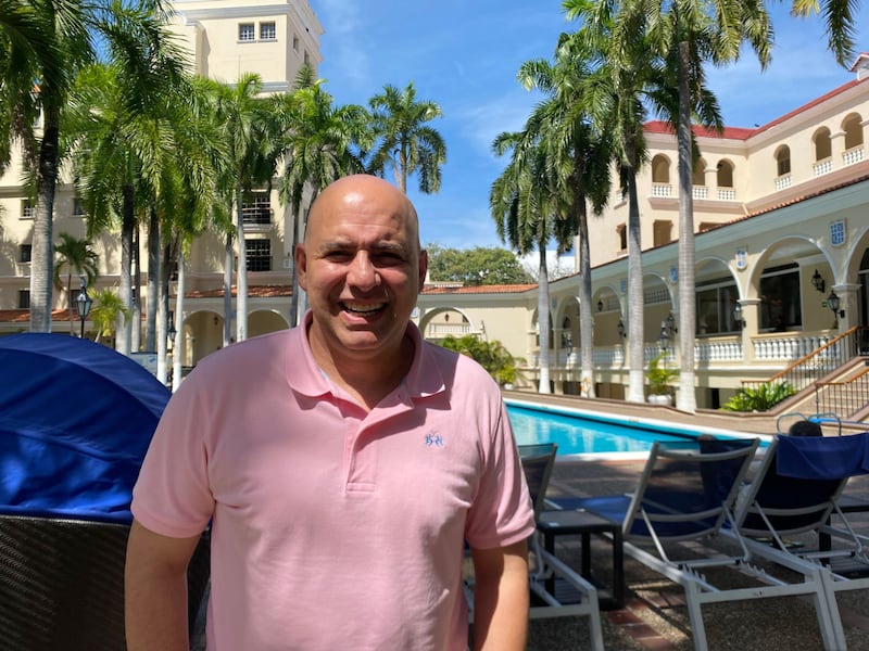 Foto Jorge Orozco Ramírez organizador de la Carrera de las Rosas en Barranquilla.