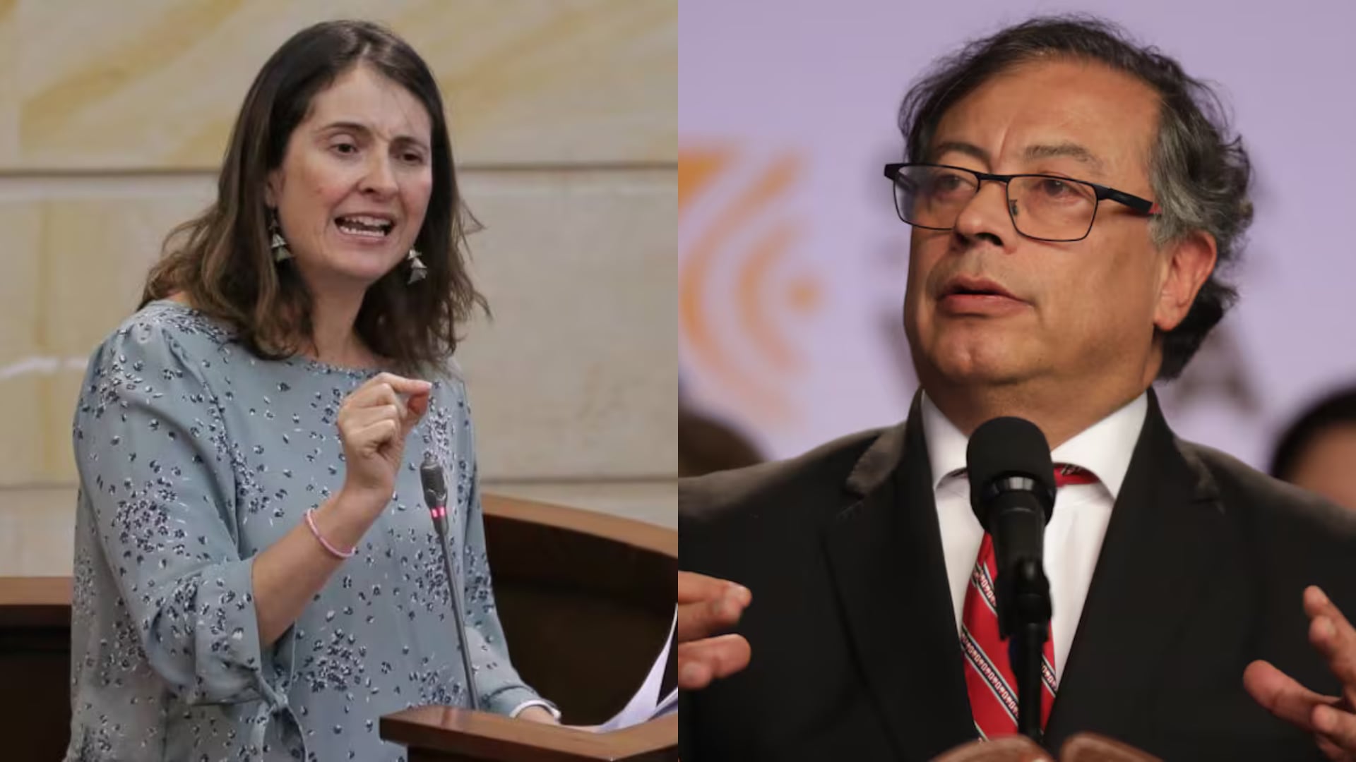 Paloma Valencia criticó al presidente Petro.
