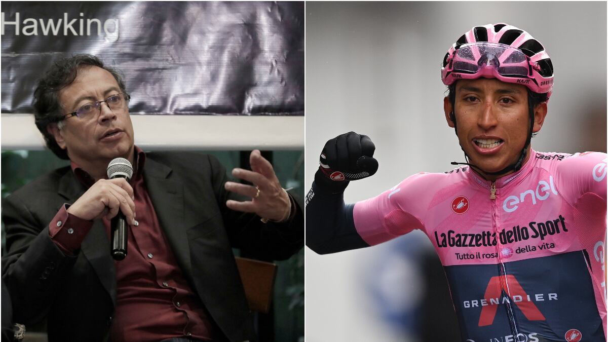 Egan Bernal le tiró con todo a Gustavo Petro y el candidato le respondió