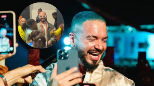 J Balvin se unió a la celebración de las colombianas en los camerinos por su victoria