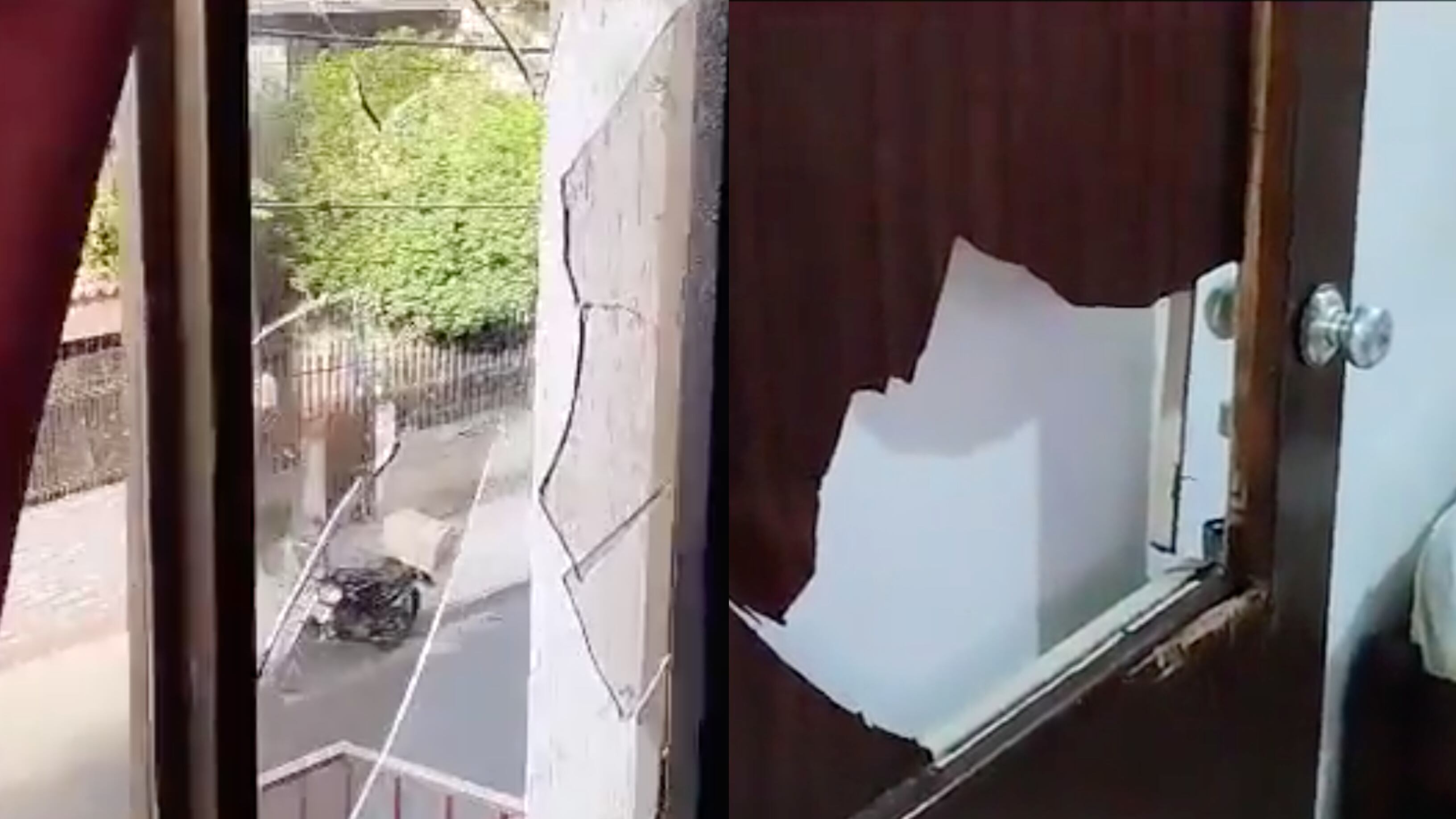 Vandalismo en una casa de Cali por el robo de unas banderas de los hinchas del América.