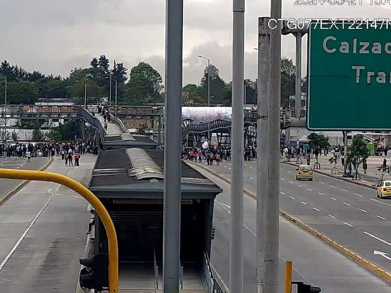 EN VIVO | Manifestaciones en Bogotá afectan el tráfico y la operación de TransMilenio