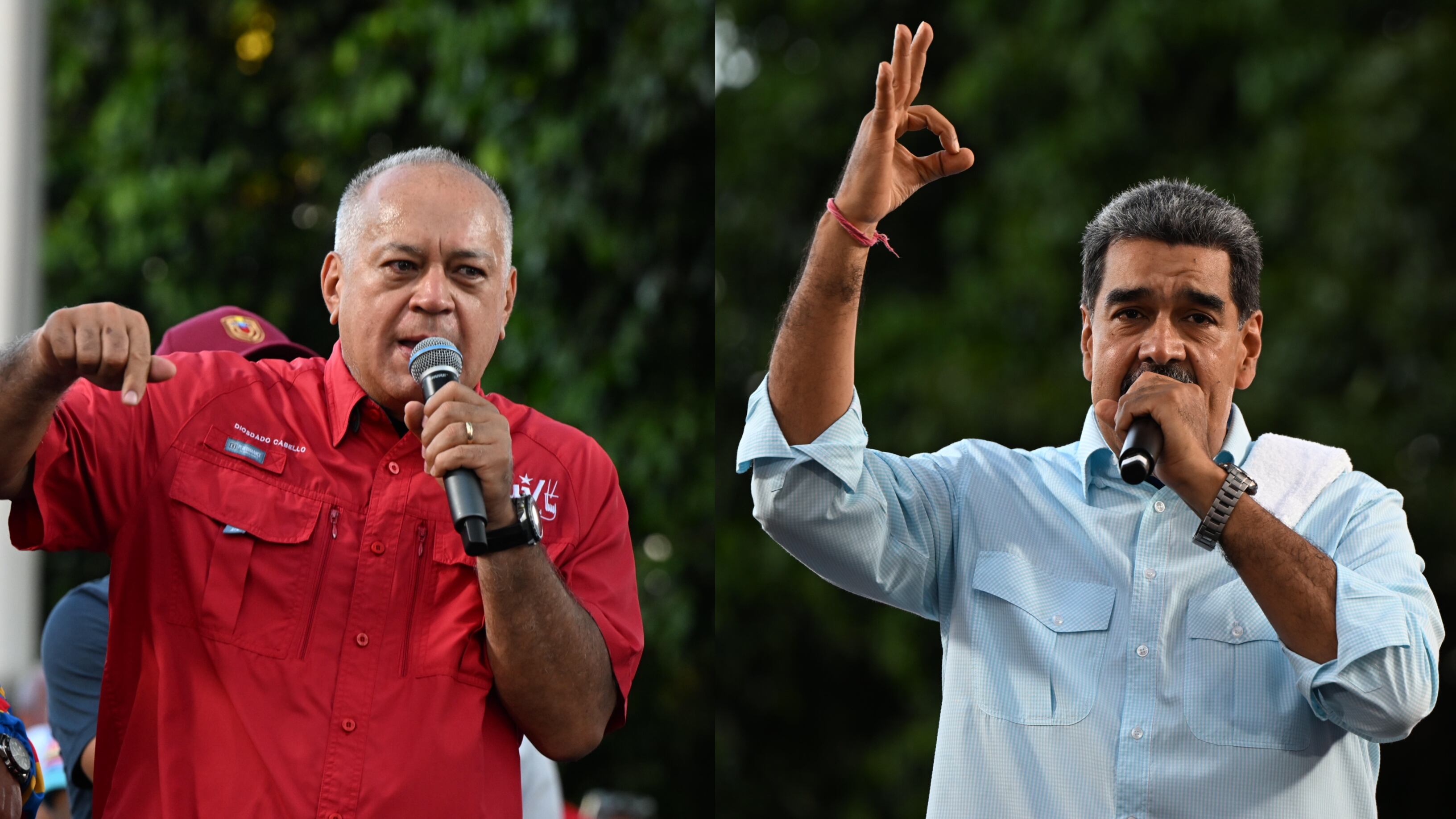 Nicolás Maduro y Edmundo González