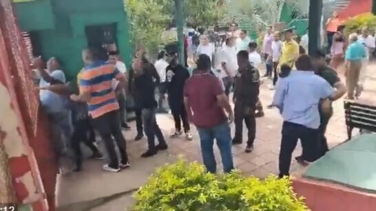 Disturbios en un puesto de votación del municipio de La Paz, Cesar.
