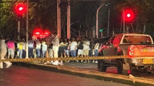 Balacera en la cual murieron dos hombres en Valledupar.