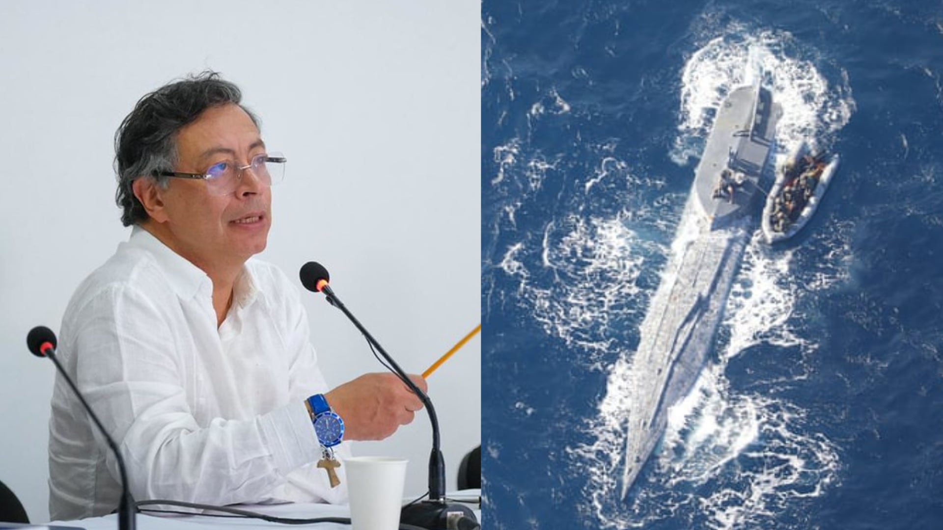 Submarino con 10 toneladas de cocaína