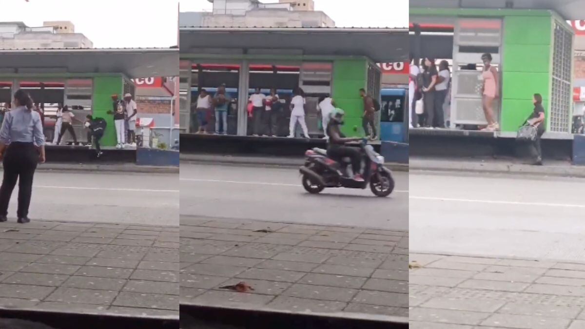 Más de 10 personas fueron pilladas colandose en una estación del MÍO en Cali.