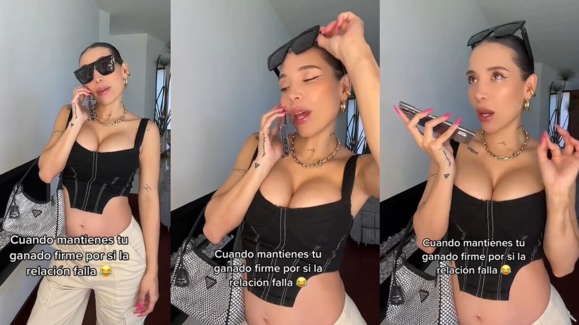 Con picardía es así como Luisa Fernanda W escribió en el clip “Cuando mantienes tu ganado firme por si la relación falla”.