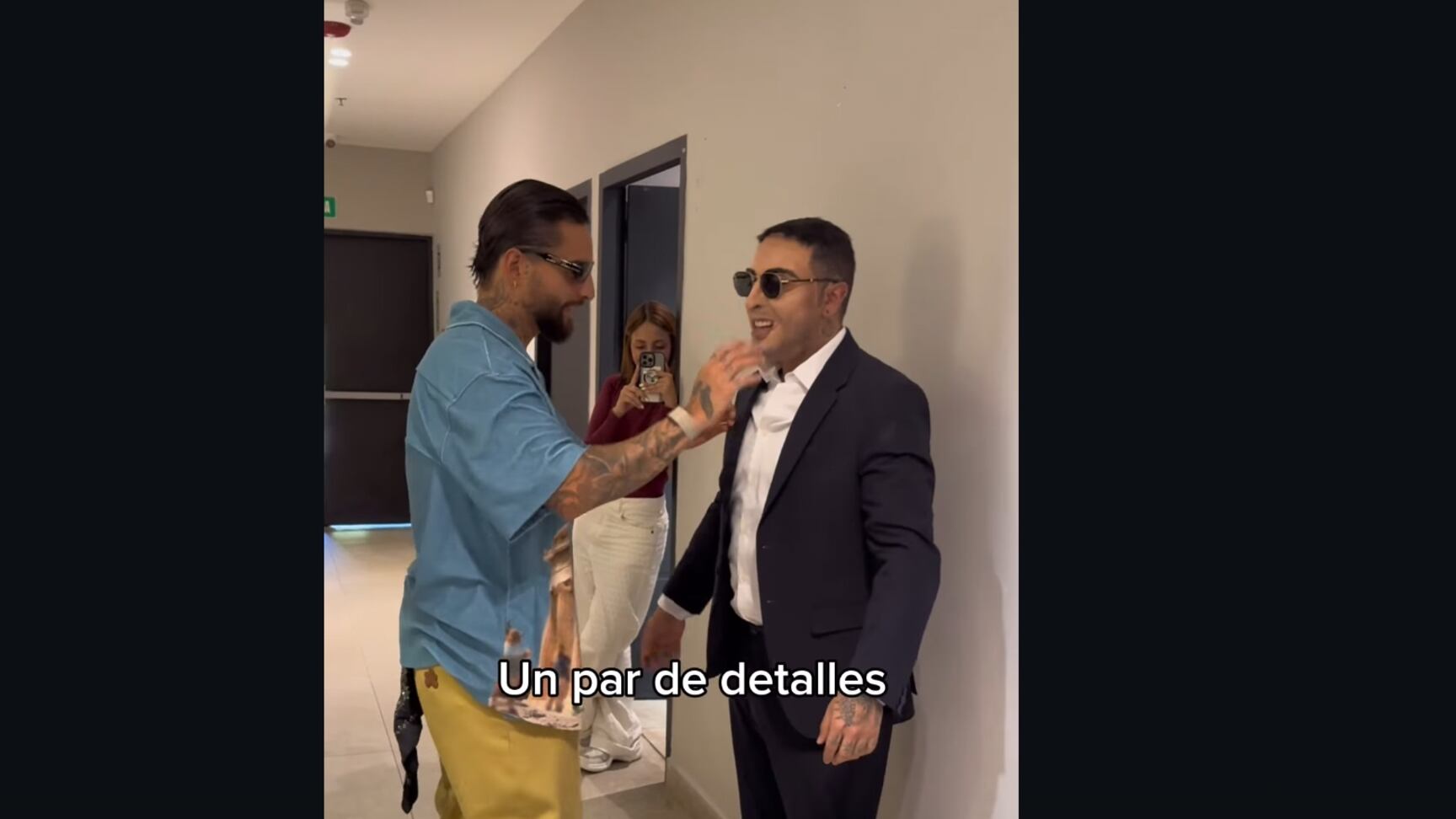 De comentarios en redes sociales, a la realidad: JuanDa por fin pudo conocer a Maluma en persona