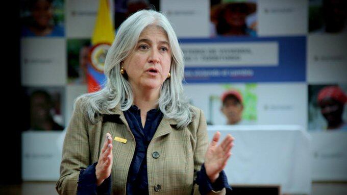 Ministra de Vivienda, Catalina Velasco.