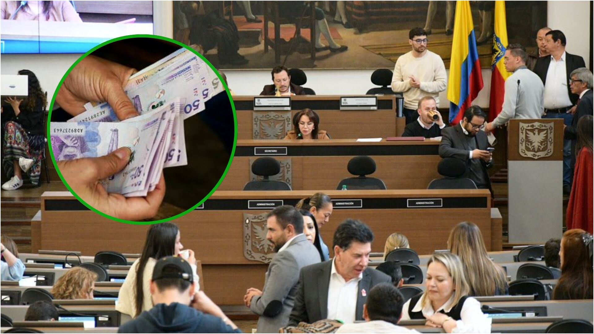 Concejo de Bogotá aprobó un cupo de endeudamiento por 13 billones de pesos (Foto vía: Juan Baena y archivo MWN)