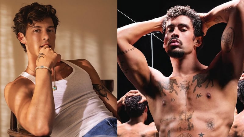Shawn Mendes no se resistió a las fotos de Bad Bunny para Calvin Klein