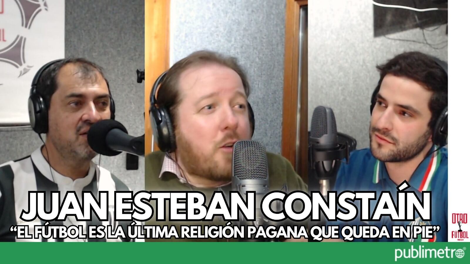 El escritor llega al podcast de Otro Fútbol
