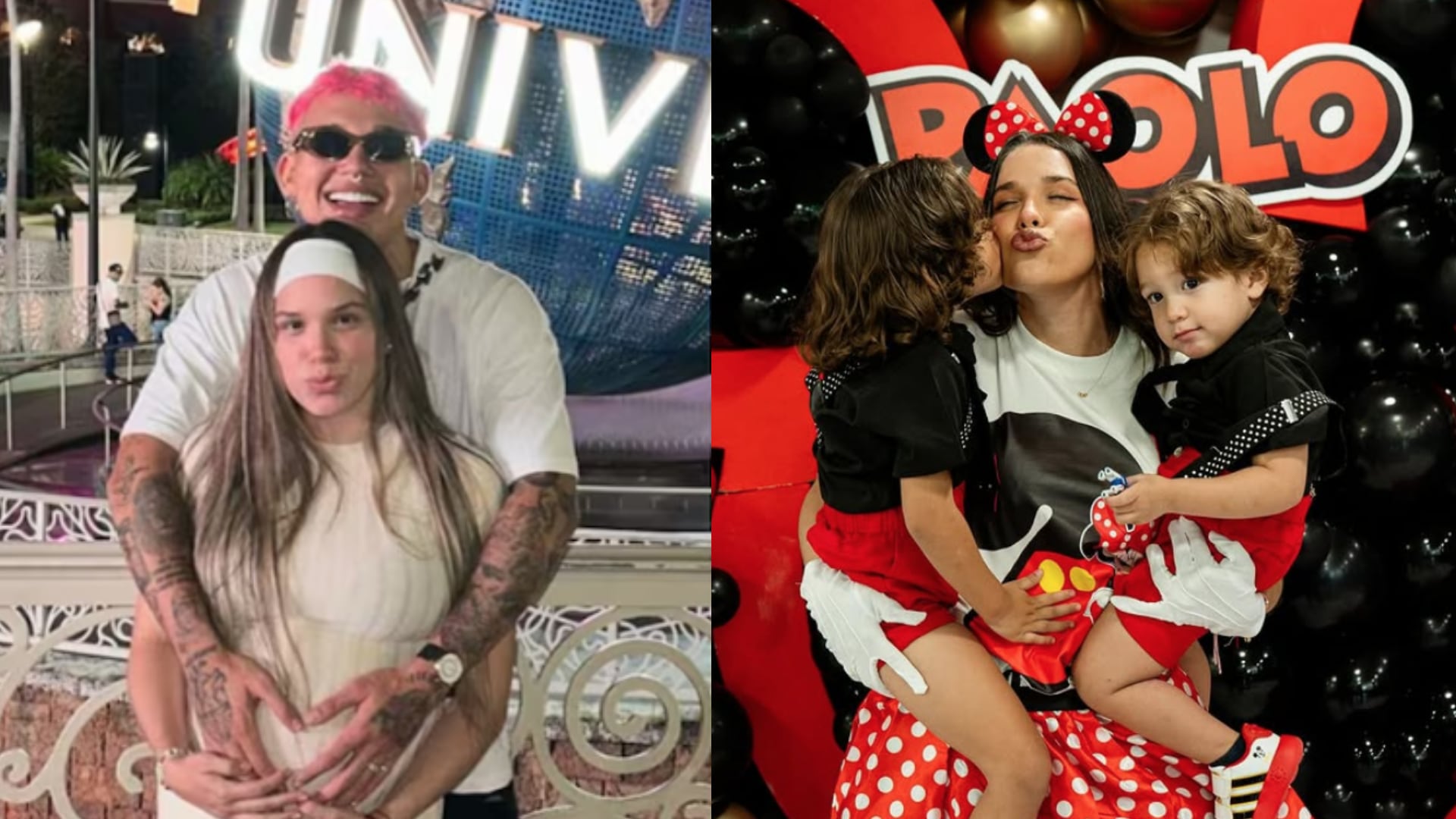 Beéle y su expareja Cara