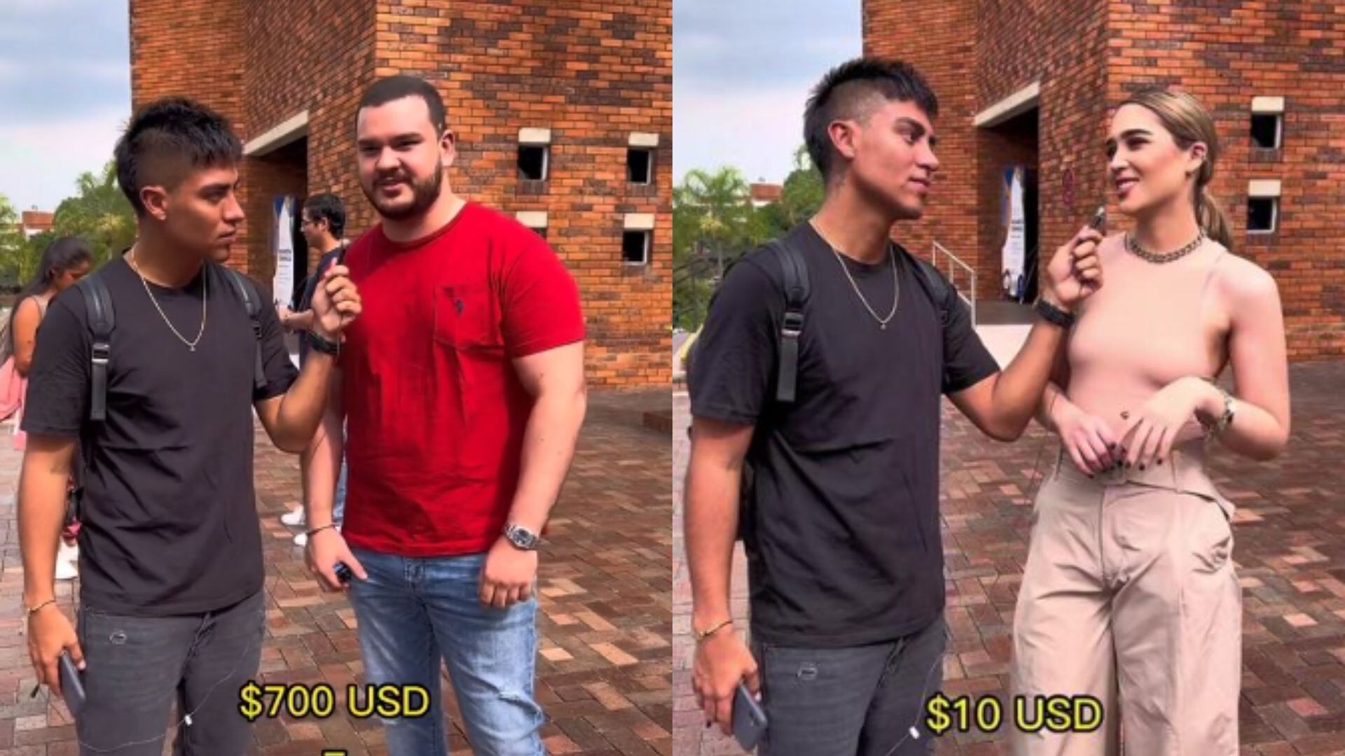 Estudiantes de la Universidad Javeriana de Cali dieron el precio de su ropa.