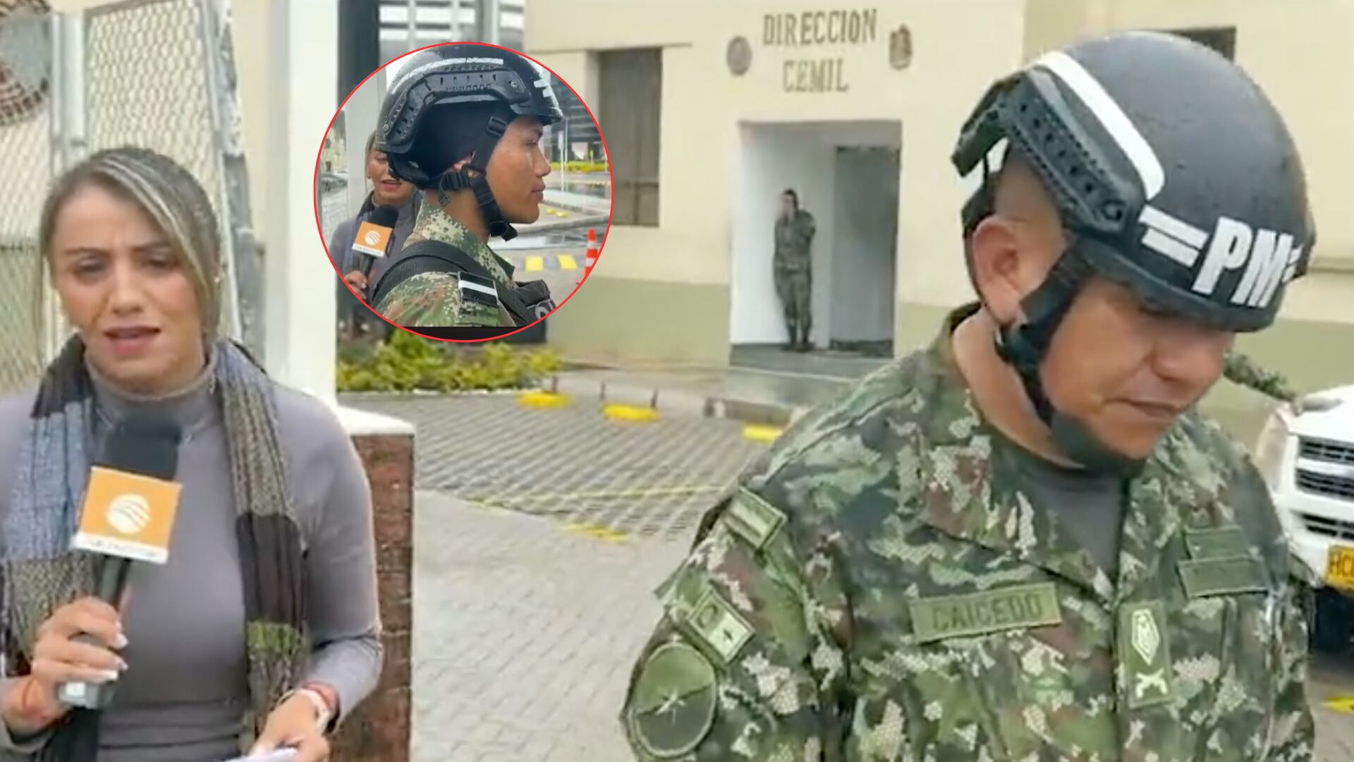 En vivo quedaron grabados militares cuando agredieron a periodista y camarógrafo de Cablenoticias