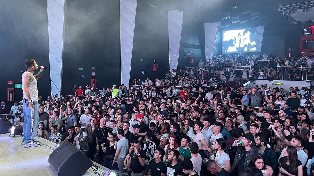 Discoteca Teatrón en Bogotá.