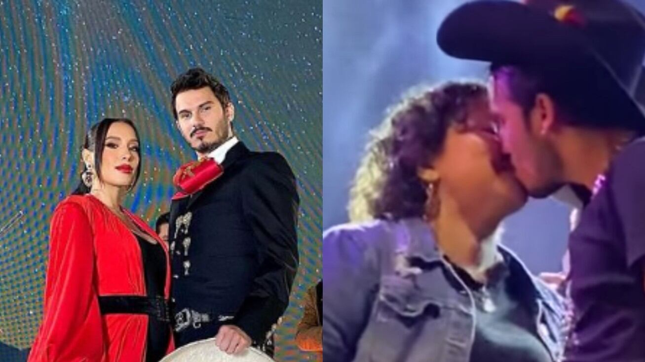 Grabaron a Pipe Bueno dándole un beso en la boca a una seguidora en pleno concierto.