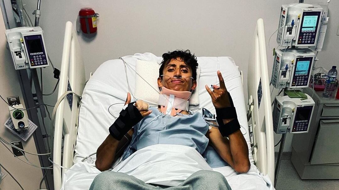 Egan dio un balance de todo lo que se rompió y anuncia seguir rockeando