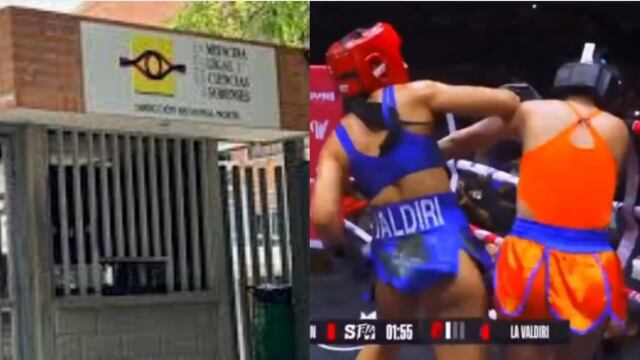 Foto de la sede de Medicina Legal en Barranquilla y la pelea entre Yina Calderon y Andrea Valdiri en redes.