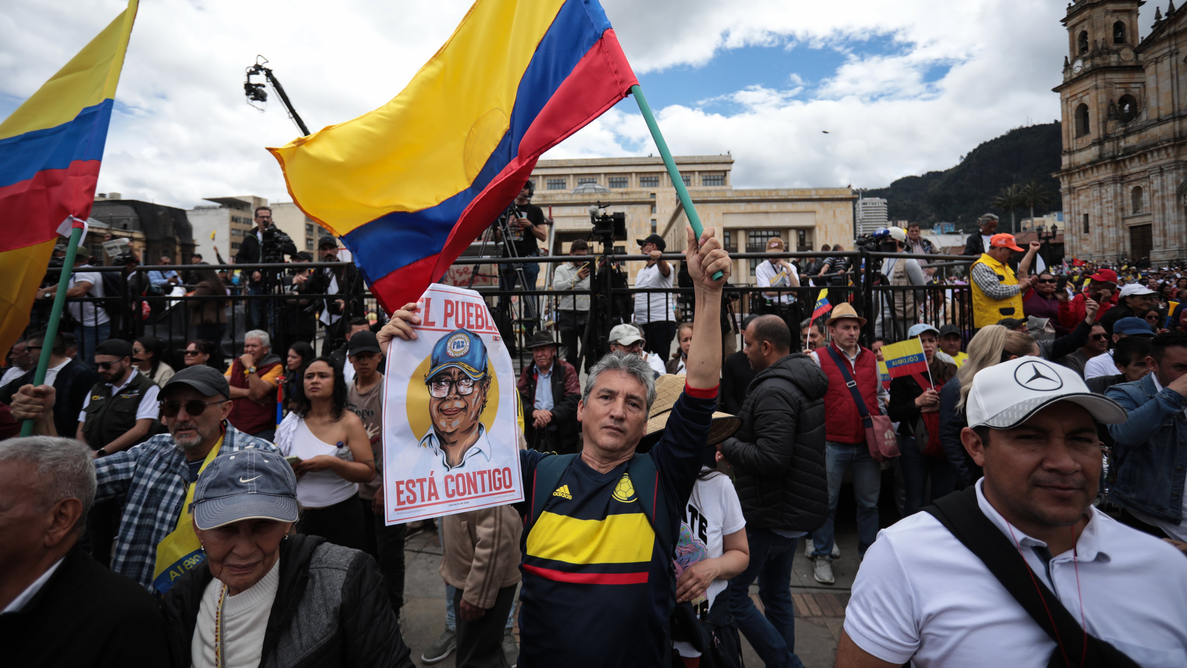 marchas del dia del trabajo en bogota