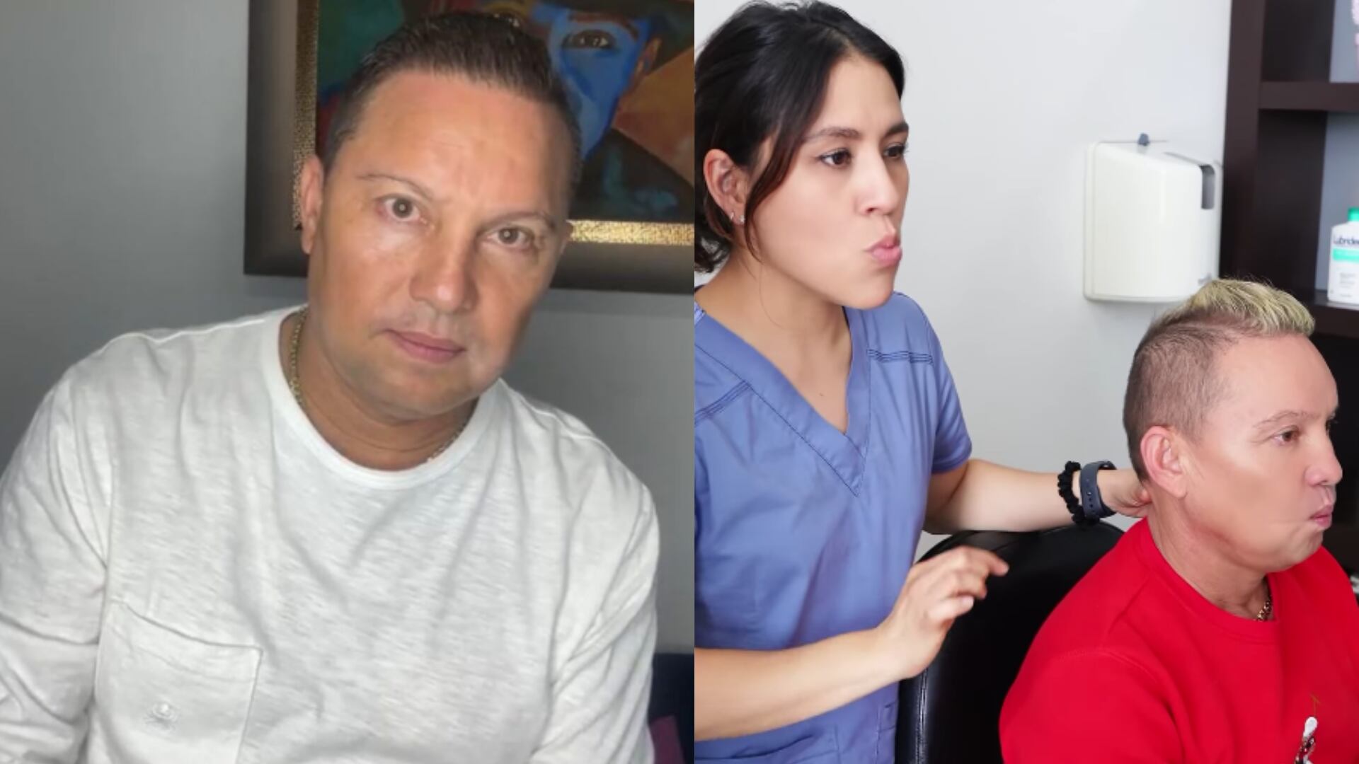 Giovanny Ayala mostró el tratamiento al que se somete para recuperar su voz